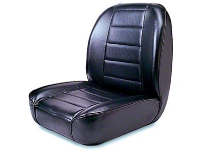 Rugged Ridge Low-Back Front Seat Non-Recline Black 55-86 CJ - 13400.01