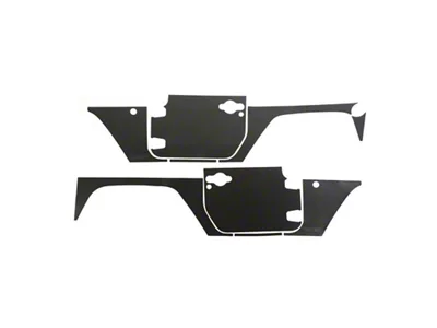 Rugged Ridge Magnetic Protection Panel kit 2-Dr07-18 Jeep Wrangler - 12300.52