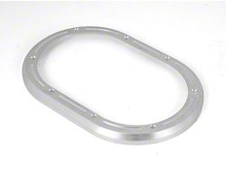 Rugged Ridge Manual Transmission Shifter Bezel Trim; Brushed Silver (07-10 Jeep Wrangler)