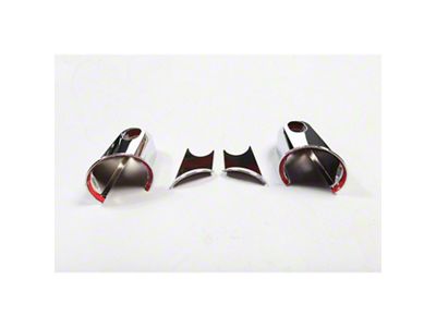 Rugged Ridge Mirror Arm Covers Chrome 07-18 Jeep Wrangler JK - 13311.02