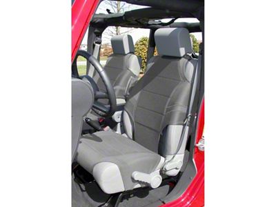 Rugged Ridge Neoprene Seat Vests Gray 07-20 JK/JL/JT - 13235.32