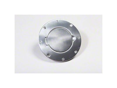 Rugged Ridge Non-Locking Gas Cap Door Polished Alum 97-06 Wrang - 11425.01