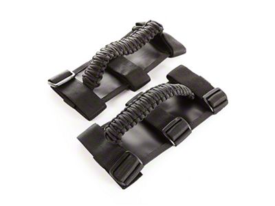 Rugged Ridge Paracord Grab Handles Black/Black Pair - 13505.30
