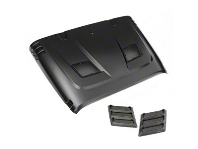 Rugged Ridge Performance Vented Hood Kit 07-18 Jeep Wrangler - 17759.02