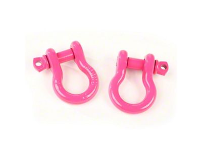 Rugged Ridge Pink 3/4in D-Ring Shackles - 11235.09