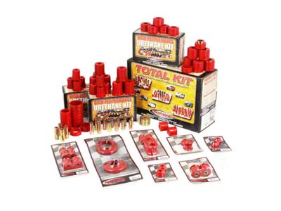 Rugged Ridge Polyurethane Bushing Kit Red 97-06 Jeep Wrangler TJ - 18350.06