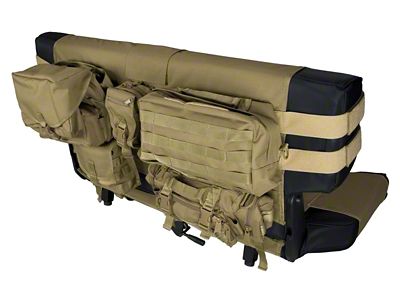 Rugged Ridge Rear Cargo Seat Cover Tan 87-06 Jeep CJ - 13246.04