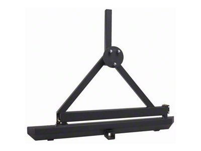 Rugged Ridge Rock Crawler Rear Bumper Hitch&Tire Carrier 87-06 - 11503.21