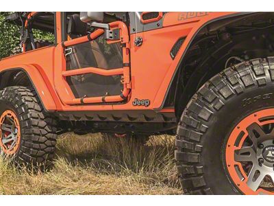 Rugged Ridge Rocker Guard Body Armor 18-20 Jeep Wrangler JL - 11651.62