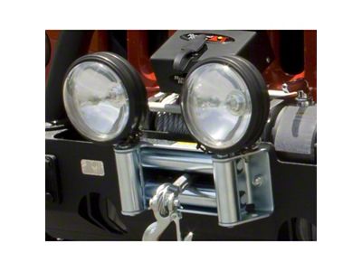 Rugged Ridge Roller Fairlead w/ Off-road Light Mounts - 11238.03