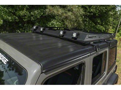 Rugged Ridge Roof Rack with Basket 18-20 Jeep Wrangler JL - 11703.04