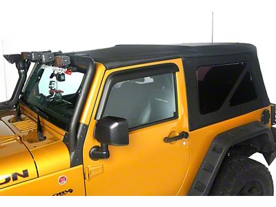 Rugged Ridge Sailcloth Soft Top Black Diamond 10-18 2-Door JK - 13737.01