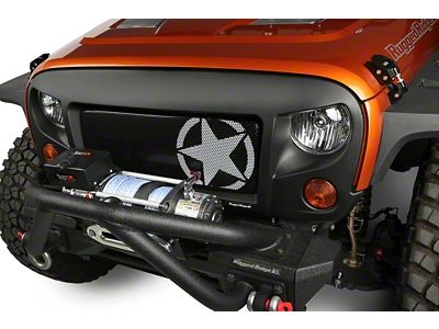 Rugged Ridge Spartan Grille Kit Star 07-18 Jeep Wrangler - 12034.31