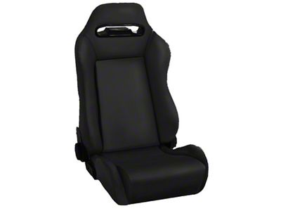 Rugged Ridge Sport Front Seat Reclinable Black Denim 76-02 CJ&Wrang - 13405.15