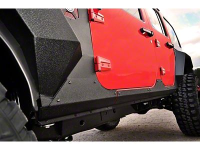 Rugged Ridge Steel Body Armor Cladding 07-18 Jeep Wrangler JKU - 11615.10