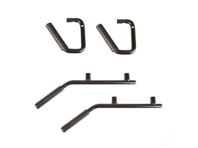 Rugged Ridge Steel Grab Handles F/R Kit Black 07-18 Jeep - 13505.40