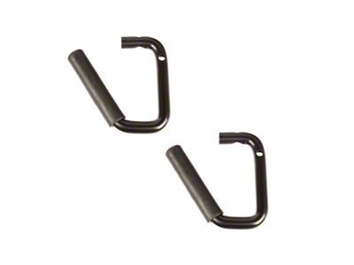 Rugged Ridge Steel Grab Handles Front Pair Black 07-18 Jeep - 13505.41