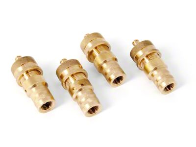 Rugged Ridge Tire Deflator Kit 4-Piece Brass - 15104.53