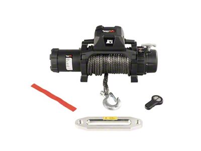 Rugged Ridge 12,500 lb. Trekker Winch with Synthetic Rope (Universal; Some Adaptation May Be Required)