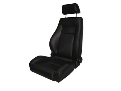 Rugged Ridge Ultra Front Seat Reclinable Black 76-02 Jeep CJ - 13404.01