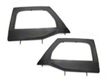 Rugged Ridge Upper Soft Door Kit Front Black Diamond 07-18 - 13711.15