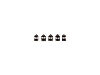 Rugged Ridge Valve Stem Cap Aluminum Black 5 Pack - 16715.26