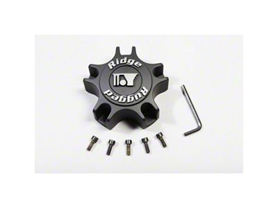 Rugged Ridge Wheel Center Cap Black Drakon Wheel - 15302.50