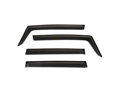 Rugged Ridge Window Visor 4-pc set Black 15-18 Renegade BU - 11349.15