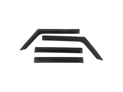 Rugged Ridge Window Visors Matte Black 18-20 Jeep Wrangler JLU/JT - 11349.17