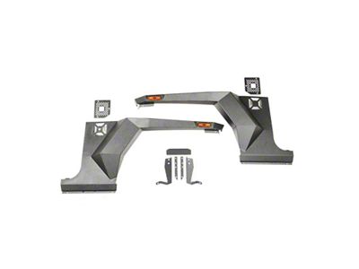 Rugged Ridge XHD Front Armor Fenders Pair 07-18 Jeep Wrangler - 11615.01
