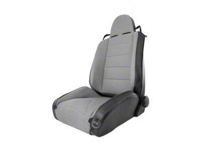 Rugged Ridge XHD Off-road Racing Seat Reclinable Gray 97-06TJ - 13416.09