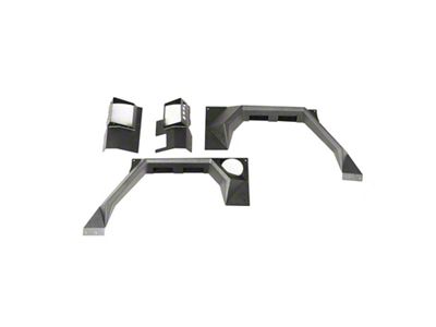 Rugged Ridge XHD Rear Armor Fenders Pair 2 Dr 07-18 - 11615.03