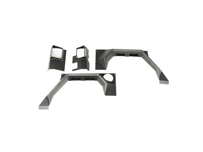 Rugged Ridge XHD Rear Armor Fenders Pair 4 Dr 07-18 - 11615.02