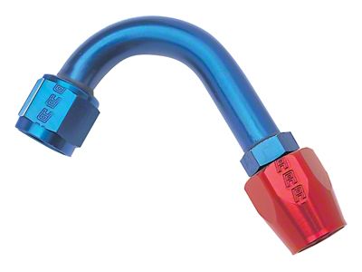 Russell 8AN Red/Blue 120 Degree Full Flow Hose - 610230
