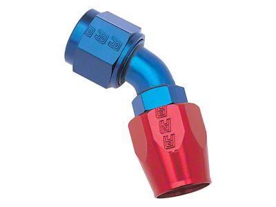 Russell 10AN Red/Blue 45 Degree Full Flow Hose - 610110