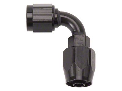 Russell 4AN Black 90 Degree Full Flow Hose - 610155