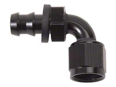 Russell 8AN Twist-Lok 90 Degree Hose End Black - 624173