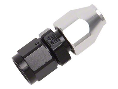 Russell Performance Black/Silver -6 AN Male 37 Degree to 3/8in - 639213