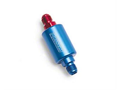 Russell Performance Red/Blue Anodized 3in Length 1-1/4in dia. -6 male - 650130