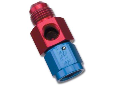 Russell 10AN Fuel Pressure Take off Red/Blue - 670360