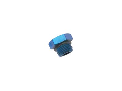 Russell 6AN Straight Thread Plug Blue - 660270