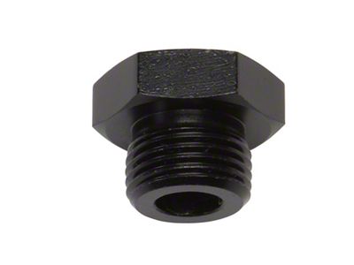 Russell 6AN Straight Thread Plug Black - 660273