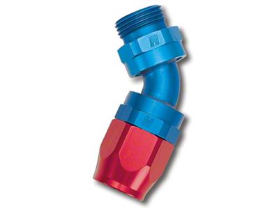 Russell 10AN Red/Blue Male SAE Port to 8AN - 612420