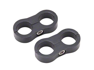 Russell Hose Separator for -8 Braided Hose - Black Anodized - 654313