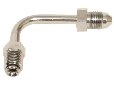 Russell Performance 3/8in-24 Inverted Flare to Male -3AN Steel Chrome - R4282C