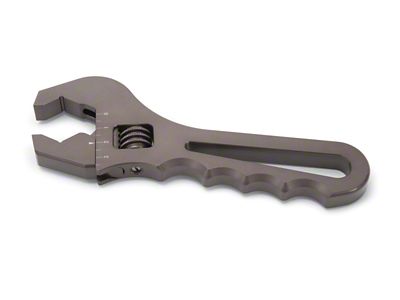 Russell Performance Adjustable AN Wrench V-Flats - Aluminum Gray Anodized - 654410