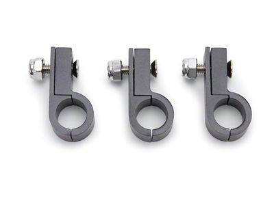 Russell Performance Aluminum -8AN Line Clamp Black Anodized Finish - 654263
