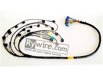 Rywire Honda S2000 AP1/AP2 Early Mil-Spec Engine Harness w/OEM Coils/Injector/ECU - RY-S2K-MILSPEC