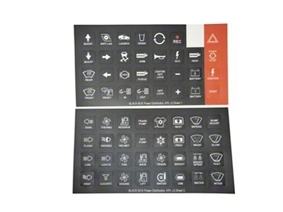 Rywire Switch Panel Keypad Label Sheet - RY-MORISTECH-KEYPAD-LABEL