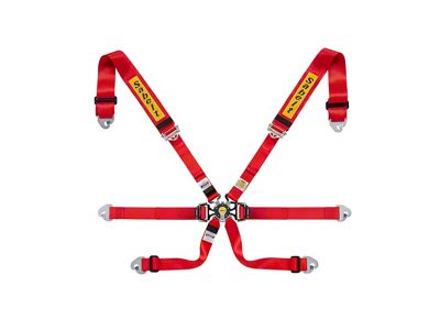 Sabelt Gold Endurance FIA8853-2016 Saloon Seat Belt Harness; Red (Universal; Some Adaptation May Be Required)